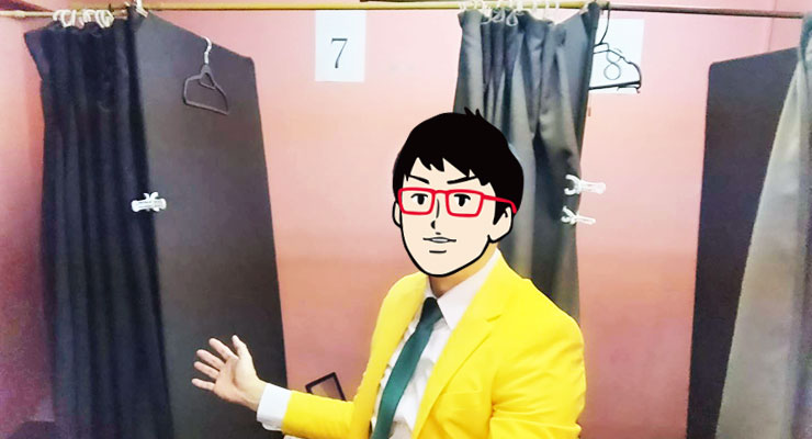 尼崎のデリバリーヘルス「尼妻」の待機室