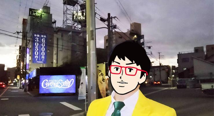 堺東の待ち合わせヘルス「人妻が愛人」の事務所界隈